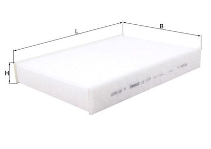 MAHLE LA 1173 Filtru, aer habitaclu