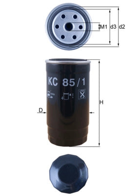 MAHLE KC 85/1 Filtru combustibil