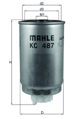 MAHLE KC 487 Filtru combustibil