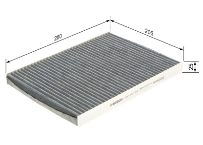 BOSCH 1 987 432 312 Filtru, aer habitaclu