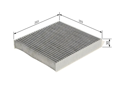 BOSCH 1 987 435 584 Filtru, aer habitaclu