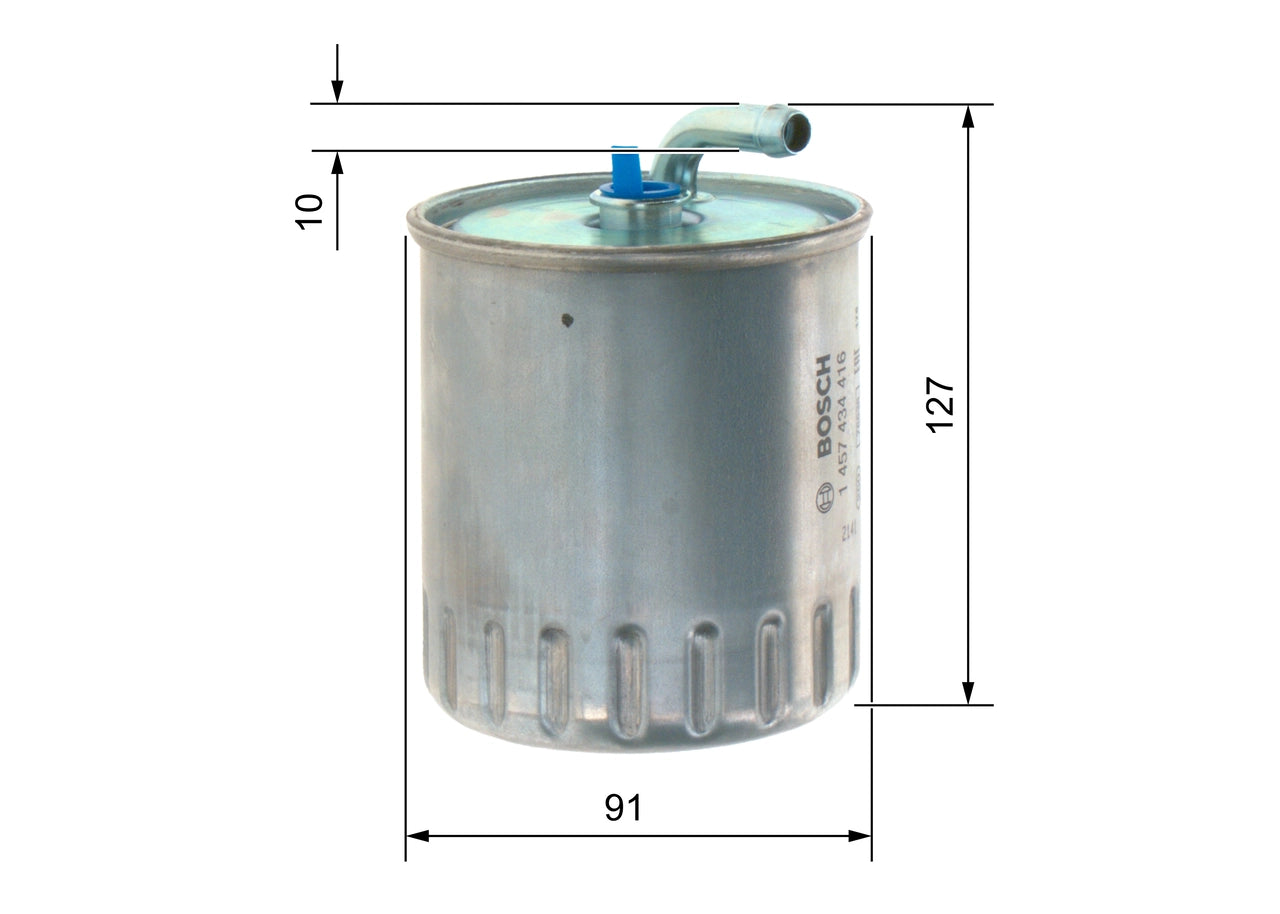 BOSCH 1 457 434 416 Filtru combustibil