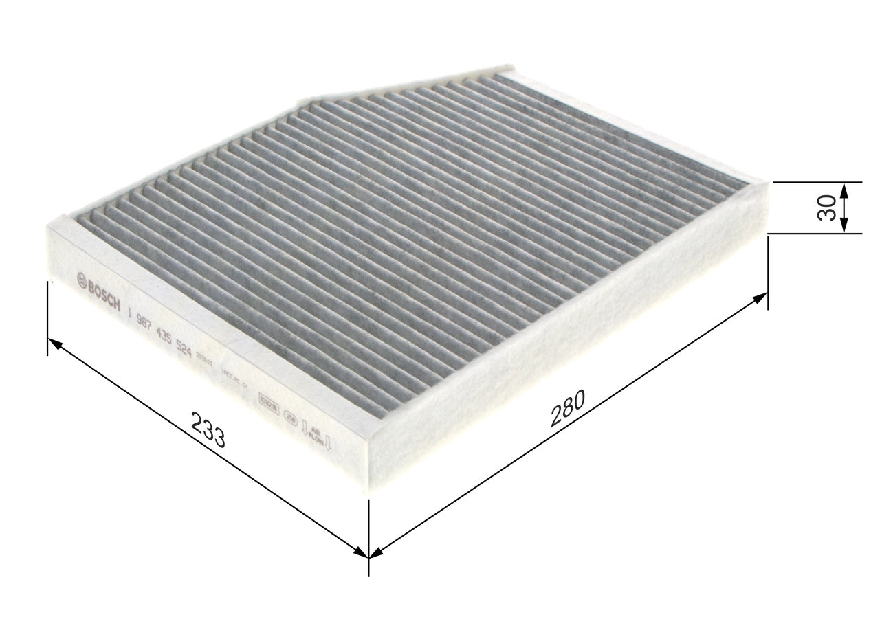 BOSCH 1 987 435 524 Filtru, aer habitaclu