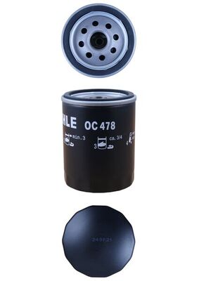 MAHLE OC 478 Filtru ulei