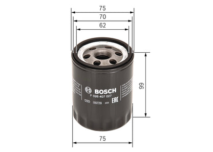 BOSCH F 026 407 027 Filtru ulei