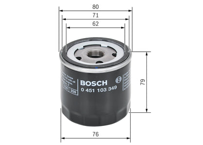 BOSCH 0 451 103 349 Filtru ulei