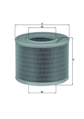 MAHLE LX 986 Filtru aer
