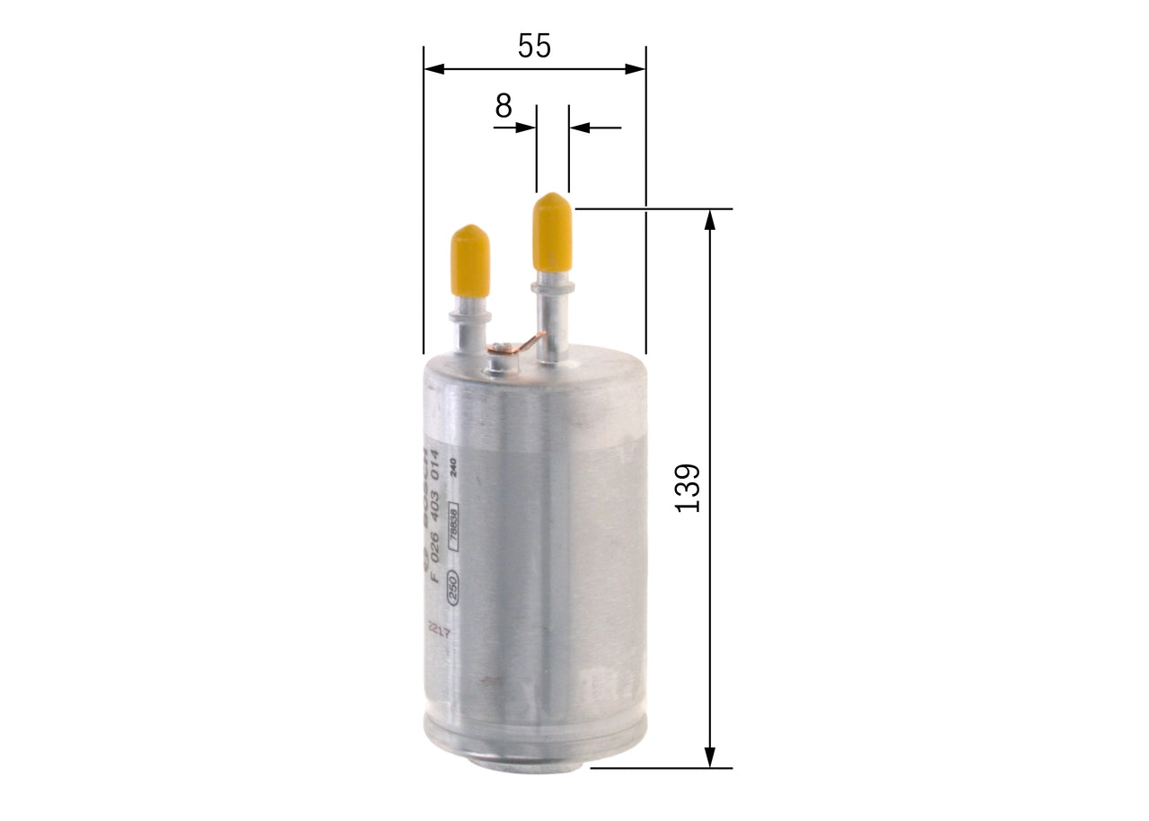 BOSCH F 026 403 014 Filtru combustibil