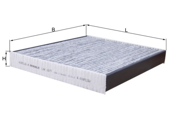 MAHLE LAK 1677 Filtru, aer habitaclu