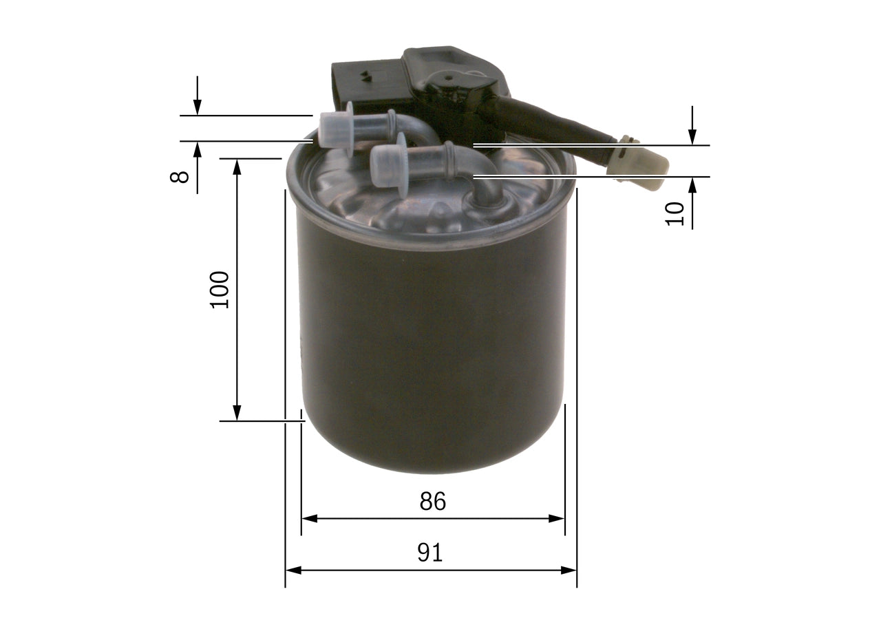 BOSCH F 026 402 839 Filtru combustibil