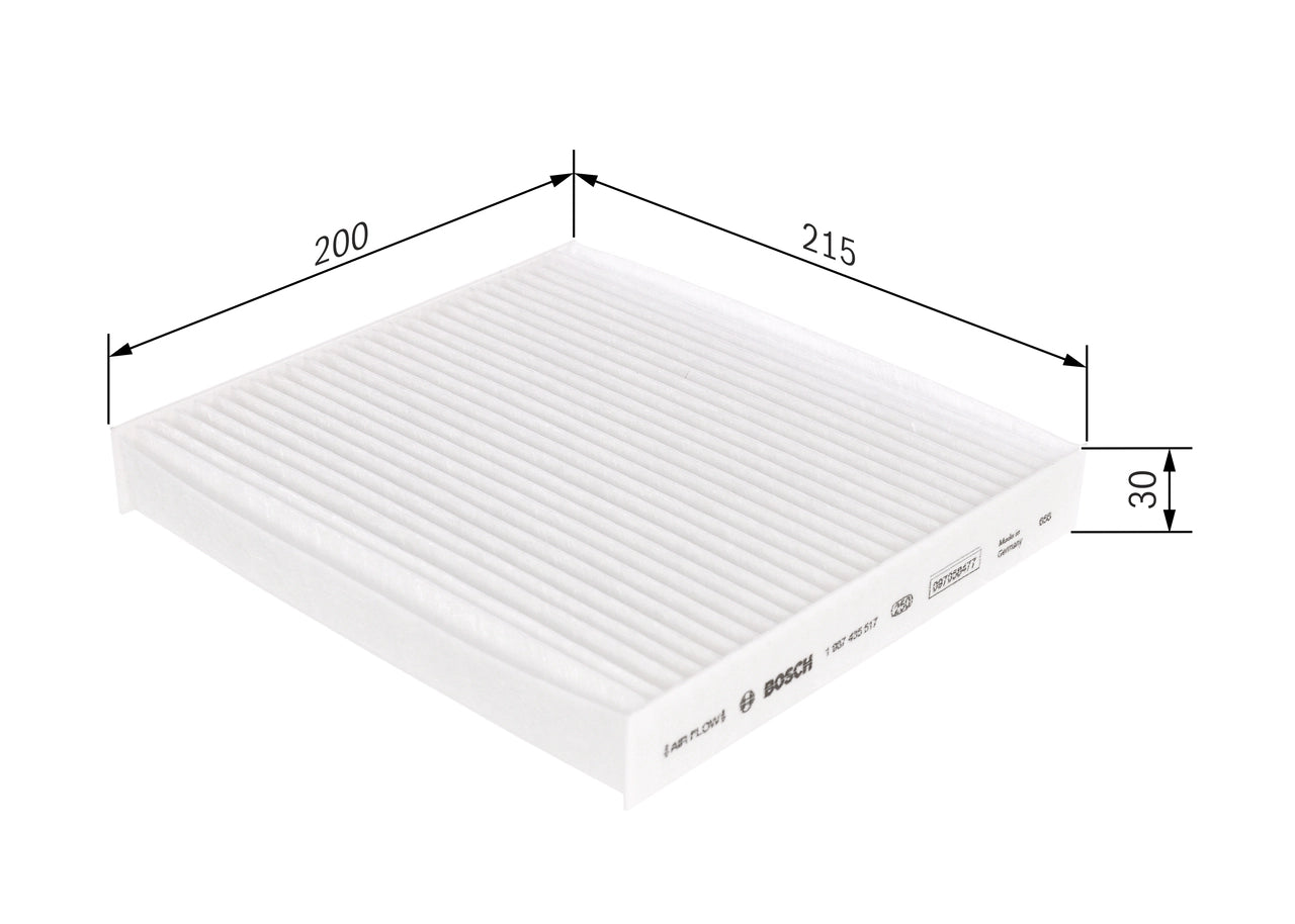 BOSCH 1 987 435 517 Filtru, aer habitaclu