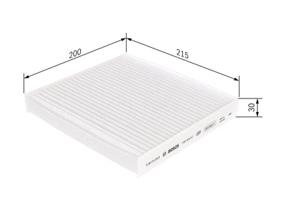 BOSCH 1 987 435 517 Filtru, aer habitaclu