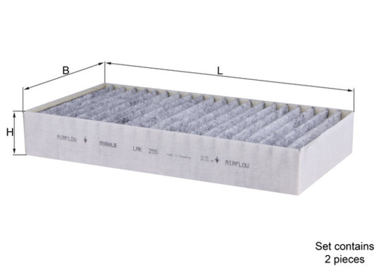 MAHLE LAK 295/S Filtru, aer habitaclu