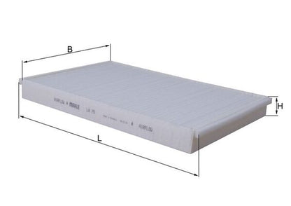 MAHLE LA 75 Filtru, aer habitaclu