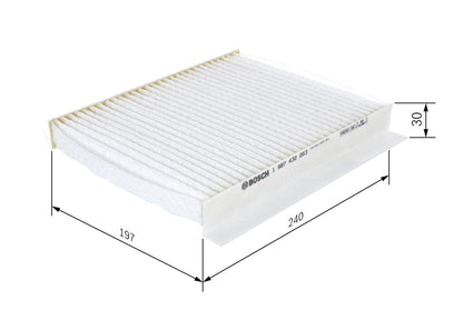 BOSCH 1 987 432 203 Filtru, aer habitaclu