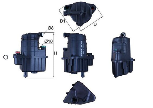 MAHLE KL 832D Filtru combustibil