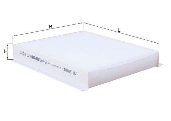 MAHLE LA 457 Filtru, aer habitaclu