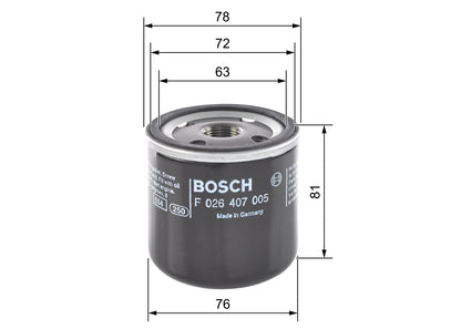 BOSCH F 026 407 005 Filtru ulei