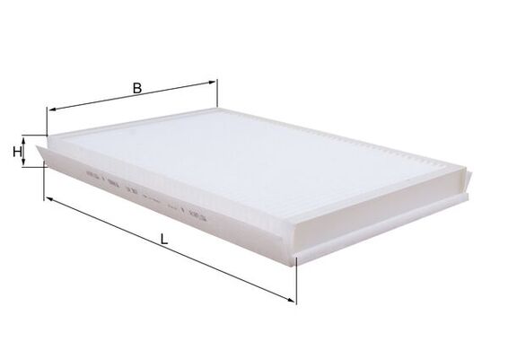MAHLE LA 307 Filtru, aer habitaclu