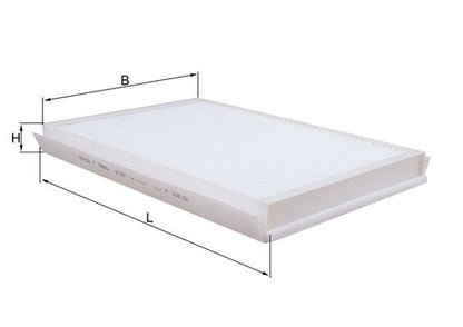 MAHLE LA 307 Filtru, aer habitaclu