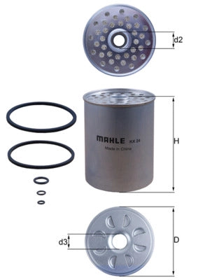 MAHLE KX 24D Filtru combustibil