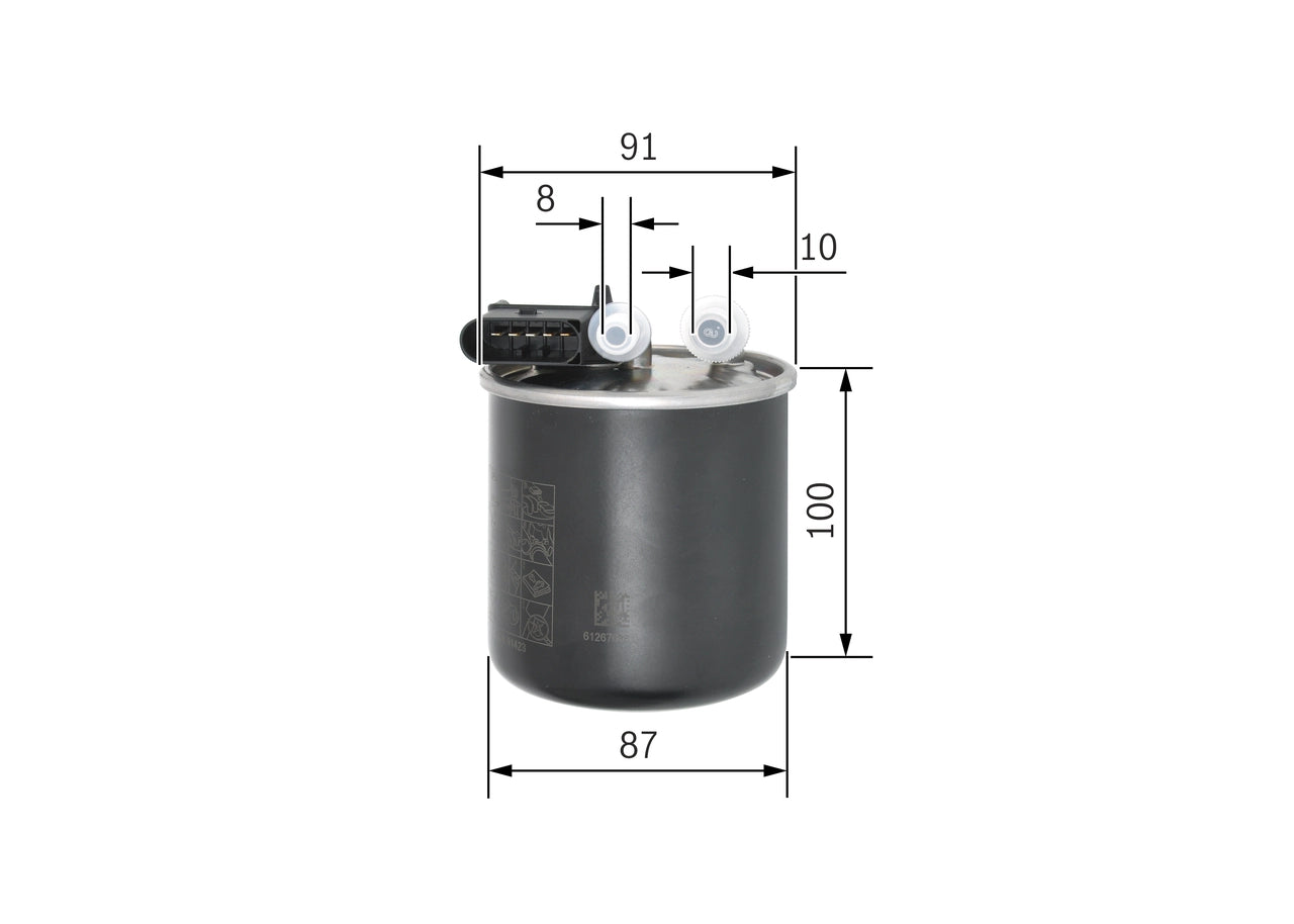 BOSCH F 026 402 838 Filtru combustibil