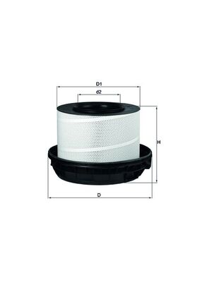 MAHLE LX 814/1 Filtru aer