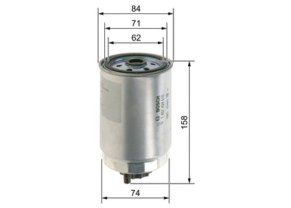 BOSCH 1 457 434 510 Filtru combustibil