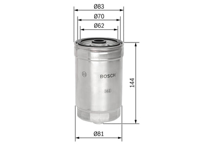 BOSCH 1 457 434 314 Filtru combustibil