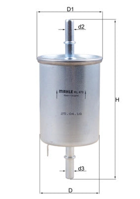 MAHLE KL 470 Filtru combustibil