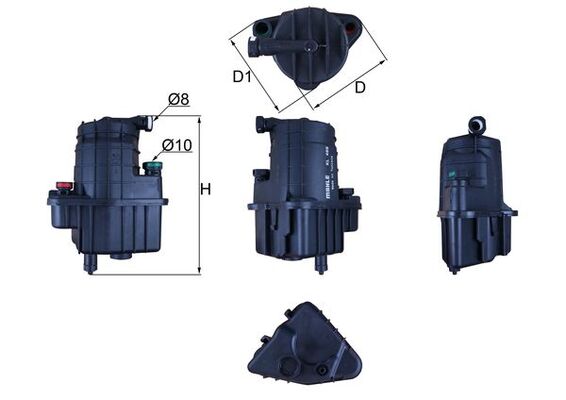 MAHLE KL 469 Filtru combustibil