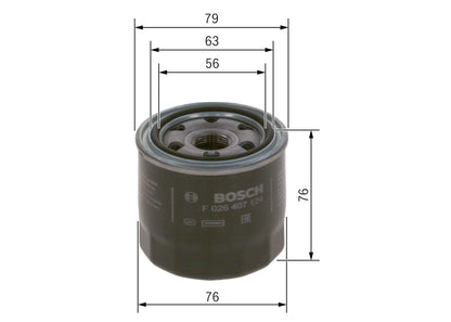 BOSCH F 026 407 124 Filtru ulei