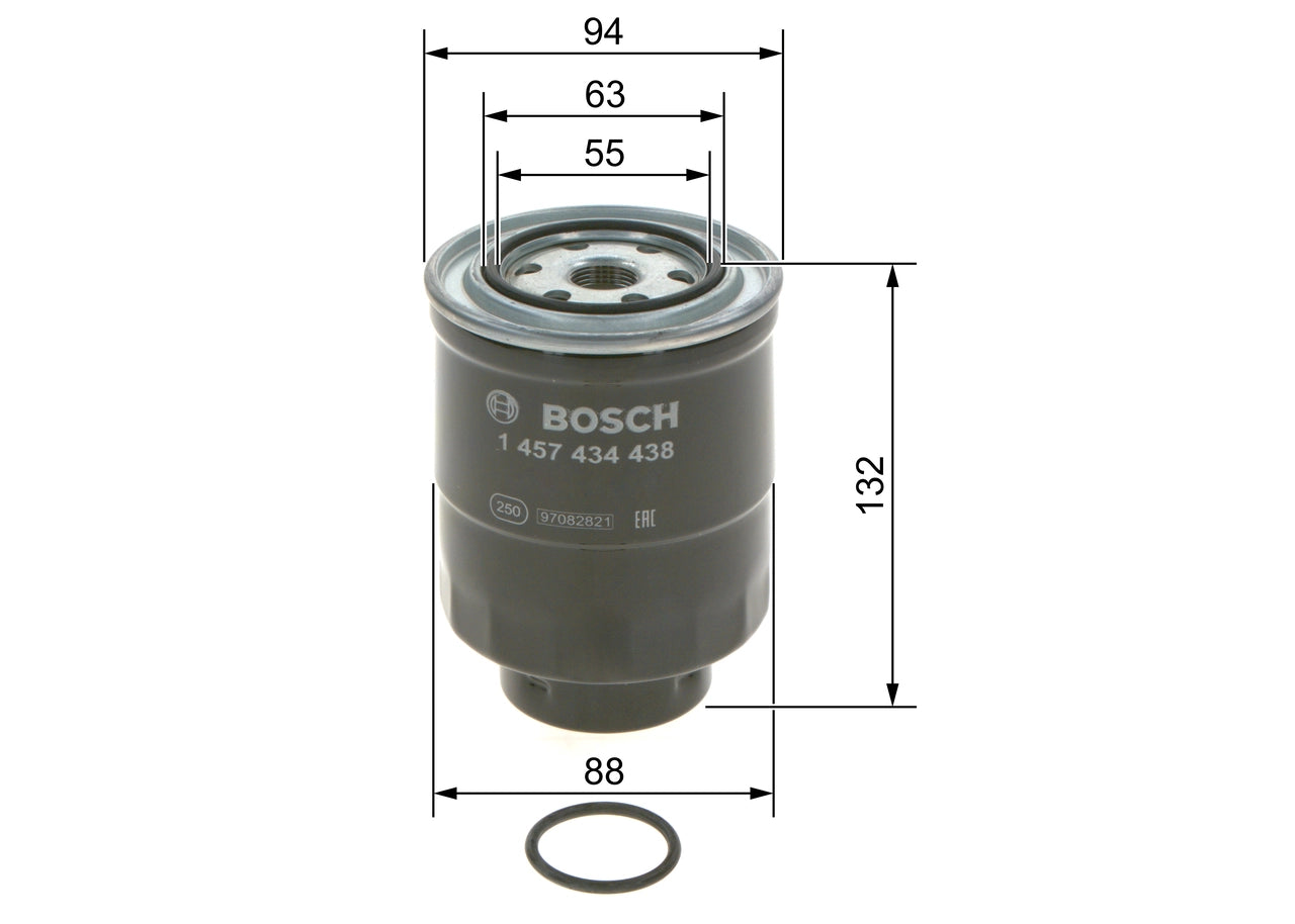 BOSCH 1 457 434 438 Filtru combustibil