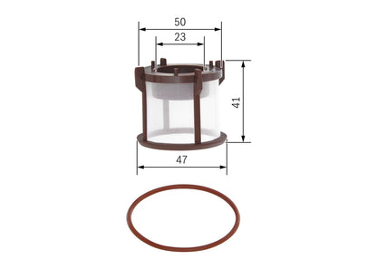 BOSCH F 026 402 133 Filtru combustibil
