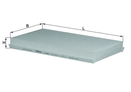 MAHLE LA 280 Filtru, aer habitaclu