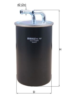 MAHLE KL 737 Filtru combustibil