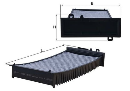 MAHLE LAK 127 Filtru, aer habitaclu
