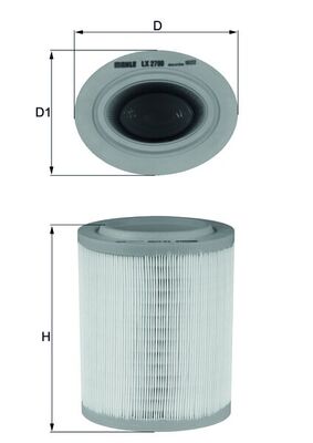 MAHLE LX 2790 Filtru aer