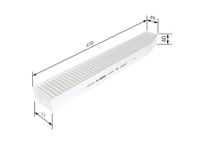 BOSCH 1 987 435 007 Filtru, aer habitaclu