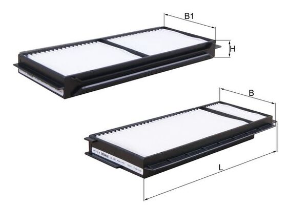 MAHLE LA 346/S Filtru, aer habitaclu