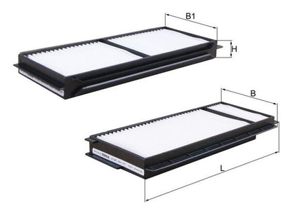 MAHLE LA 346/S Filtru, aer habitaclu