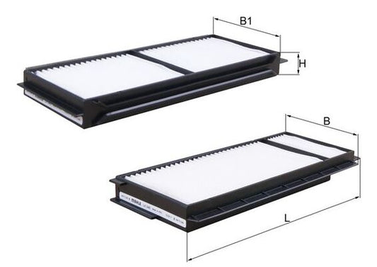 MAHLE LA 346/S Filtru, aer habitaclu