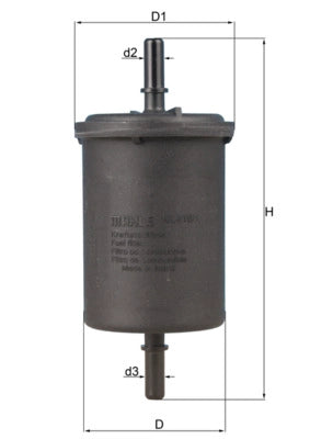 MAHLE KL 416/1 Filtru combustibil