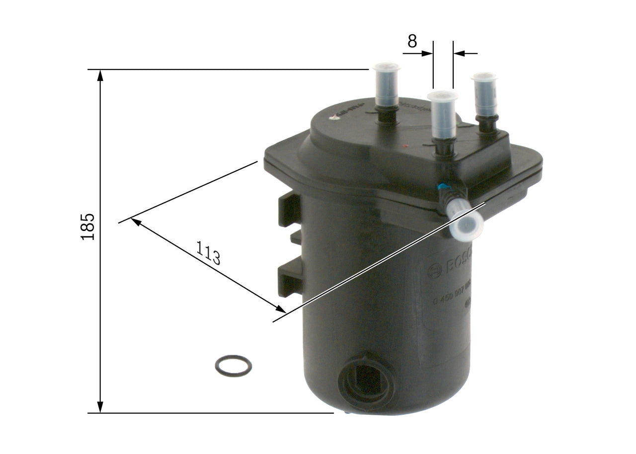 BOSCH 0 450 907 008 Filtru combustibil