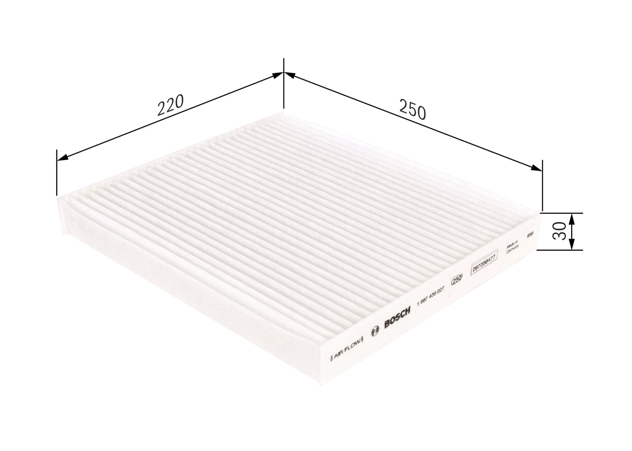 BOSCH 1 987 435 027 Filtru, aer habitaclu