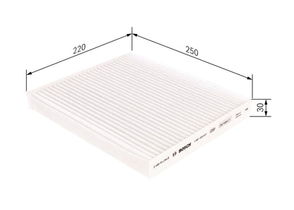 BOSCH 1 987 435 027 Filtru, aer habitaclu