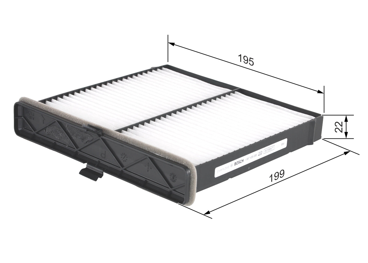 BOSCH 1 987 435 085 Filtru, aer habitaclu