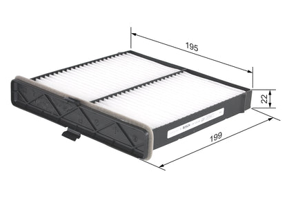 BOSCH 1 987 435 085 Filtru, aer habitaclu