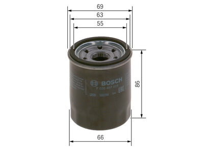 BOSCH F 026 407 025 Filtru ulei