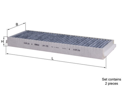 MAHLE LAK 239/S Filtru, aer habitaclu